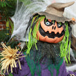 114cm Animated Pumpkin Scarecrow with Glowing Eyes & Sound – image 9 of 9