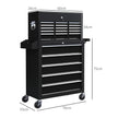 14-Drawer Two-Part Rolling Tool Chest – Black – image 3 of 9