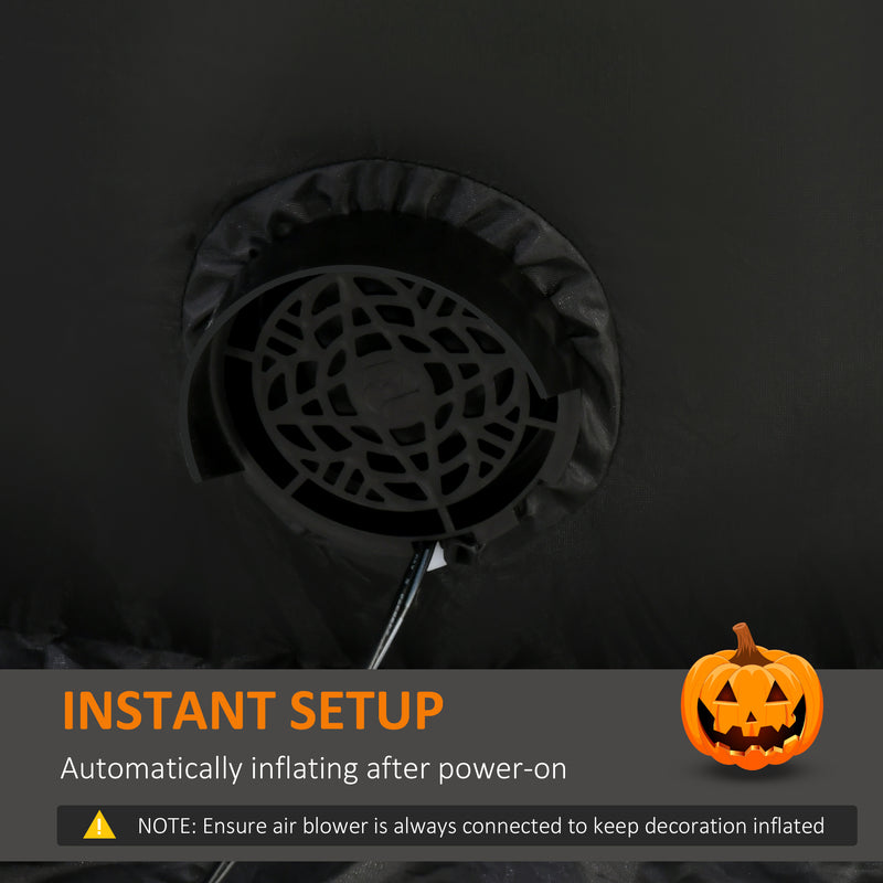 9ft Inflatable Pumpkin Ghost with LED Lights – image 6 of 9