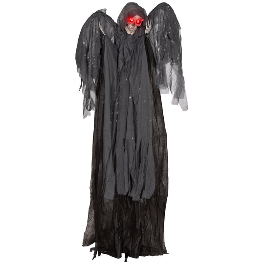 195cm Animated Winged Grim Reaper with Glowing Eyes & Sound – image 1 of 9