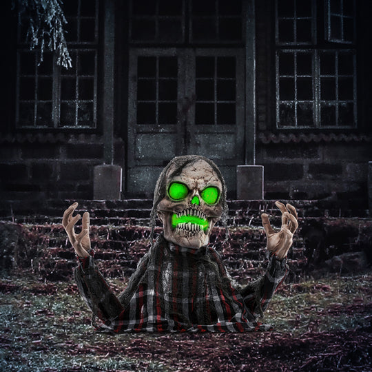 Animated Groundbreaker Skeleton with Glowing Head & Sound – image 2 of 9