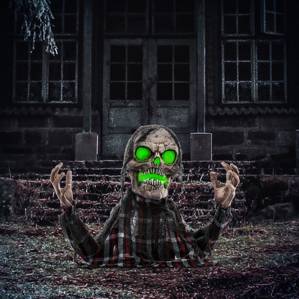 Animated Groundbreaker Skeleton with Glowing Head & Sound – image 2 of 9