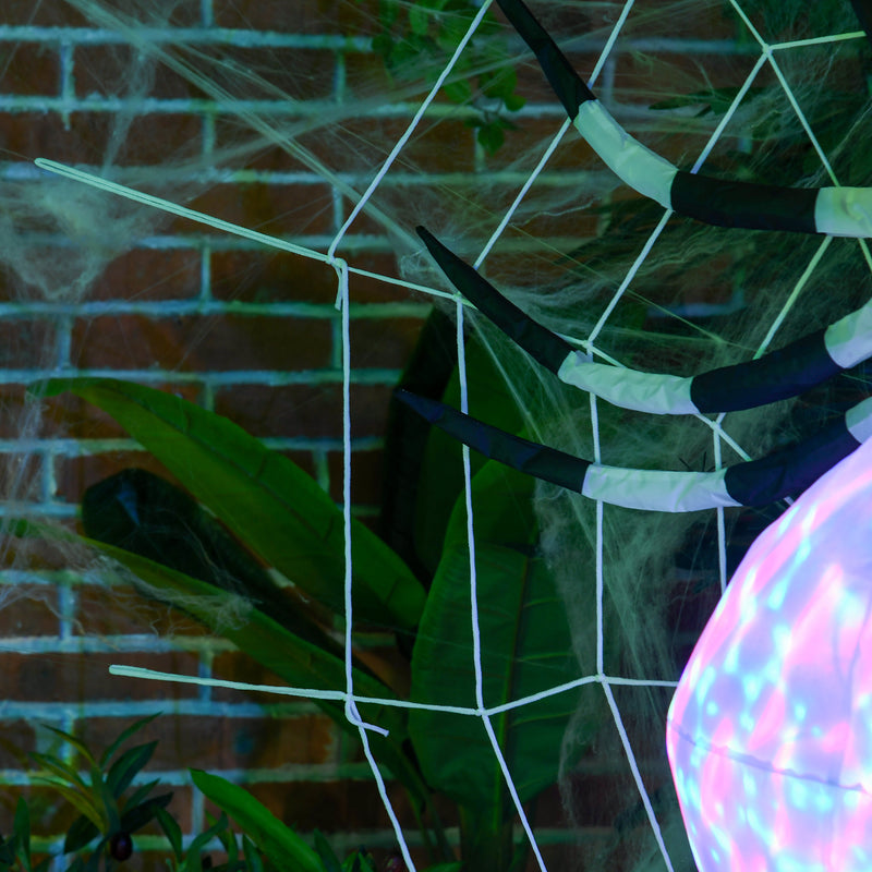5ft Inflatable Hanging Spider with Colourful LED Lights – image 9 of 9