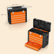 4-Drawer Portable Tool Box with Top Tray & Parts Boxes – Orange – image 3 of 9