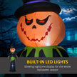 8ft Inflatable Pumpkin Man with LED Lights – image 4 of 9