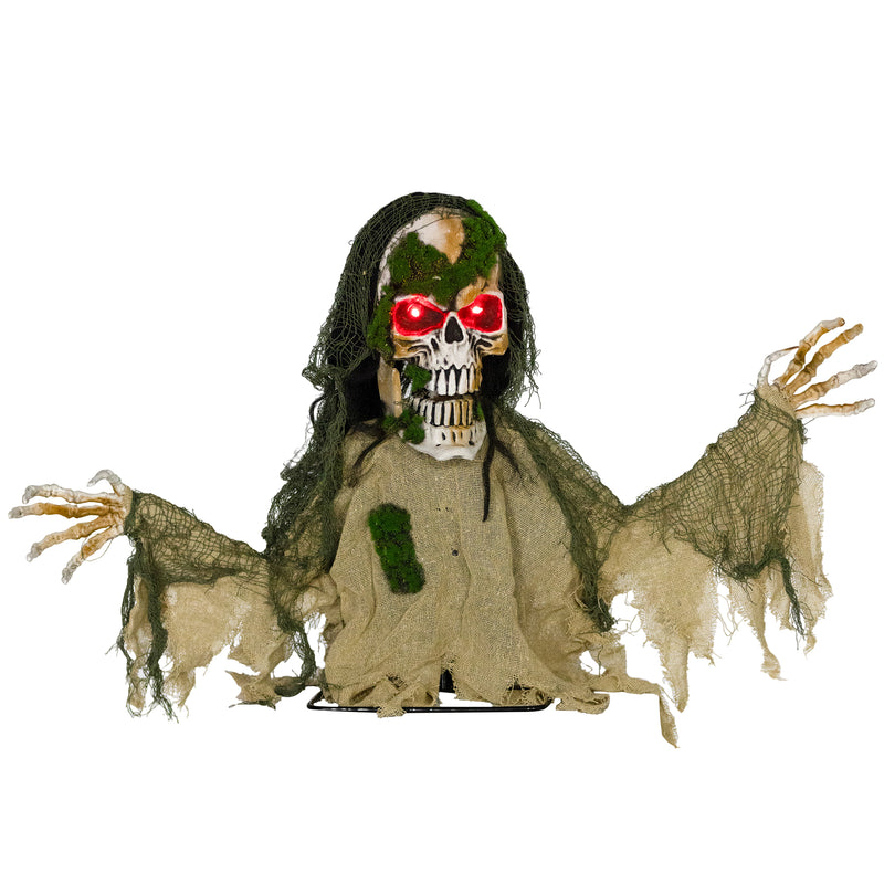 Animated Half-Body Skeleton with Glowing Eyes & Sound – image 1 of 9
