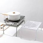 Adjustable Storage Rack for Kitchen Organization