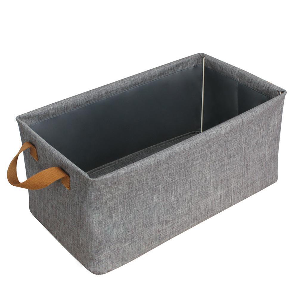 Collapsible Storage Box with Steel Frame and Fabric Drawer