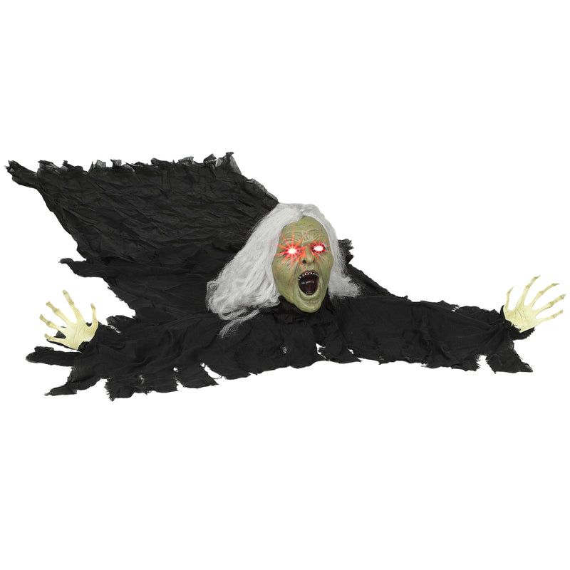 183cm Animated Crawling Zombie with Glowing Eyes – image 1 of 9