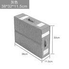 Fabric Bedding Storage Box Set for Closet (4 Pieces)