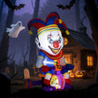4ft Inflatable Clown on Bicycle with LED Lights – image 6 of 9