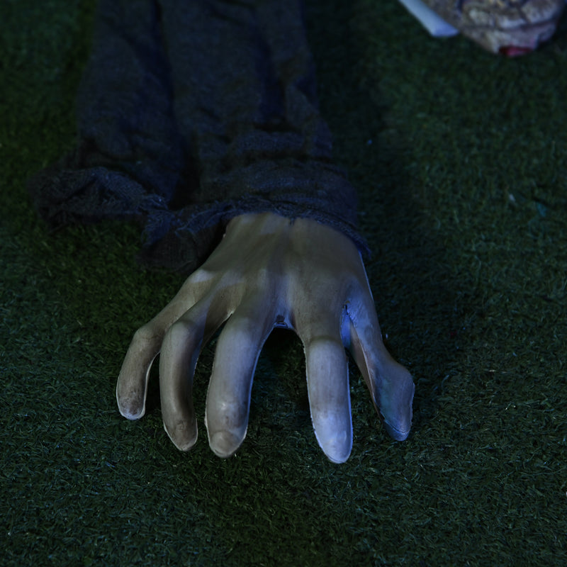 159cm Animated Crawling Zombie with Glowing Eyes & Sound – image 8 of 9
