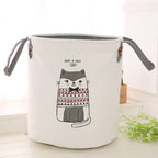 Thick Double-Layer Storage Bucket - Round Laundry Basket