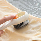Automatic Liquid Dispensing Shoe Brush — Soft Bristles, Multi-Surface Cleaning