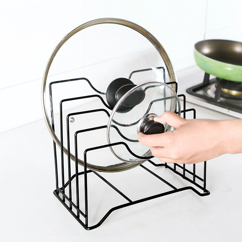 Multifunctional Iron Kitchen Storage Rack and Drainer
