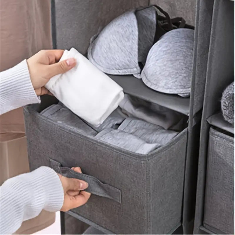 Hanging Storage Bag for Closet Organizer and Hangers