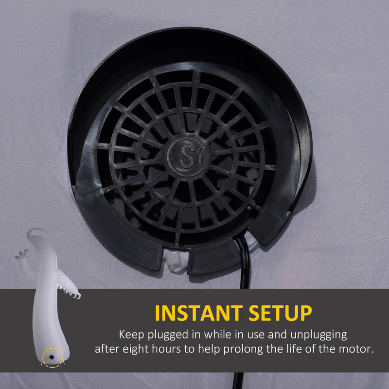11.8ft Inflatable Ghost with LED & Flame Light – image 6 of 9
