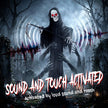 183cm Animated Grim Reaper with Scythe & Glowing Eyes – image 5 of 9