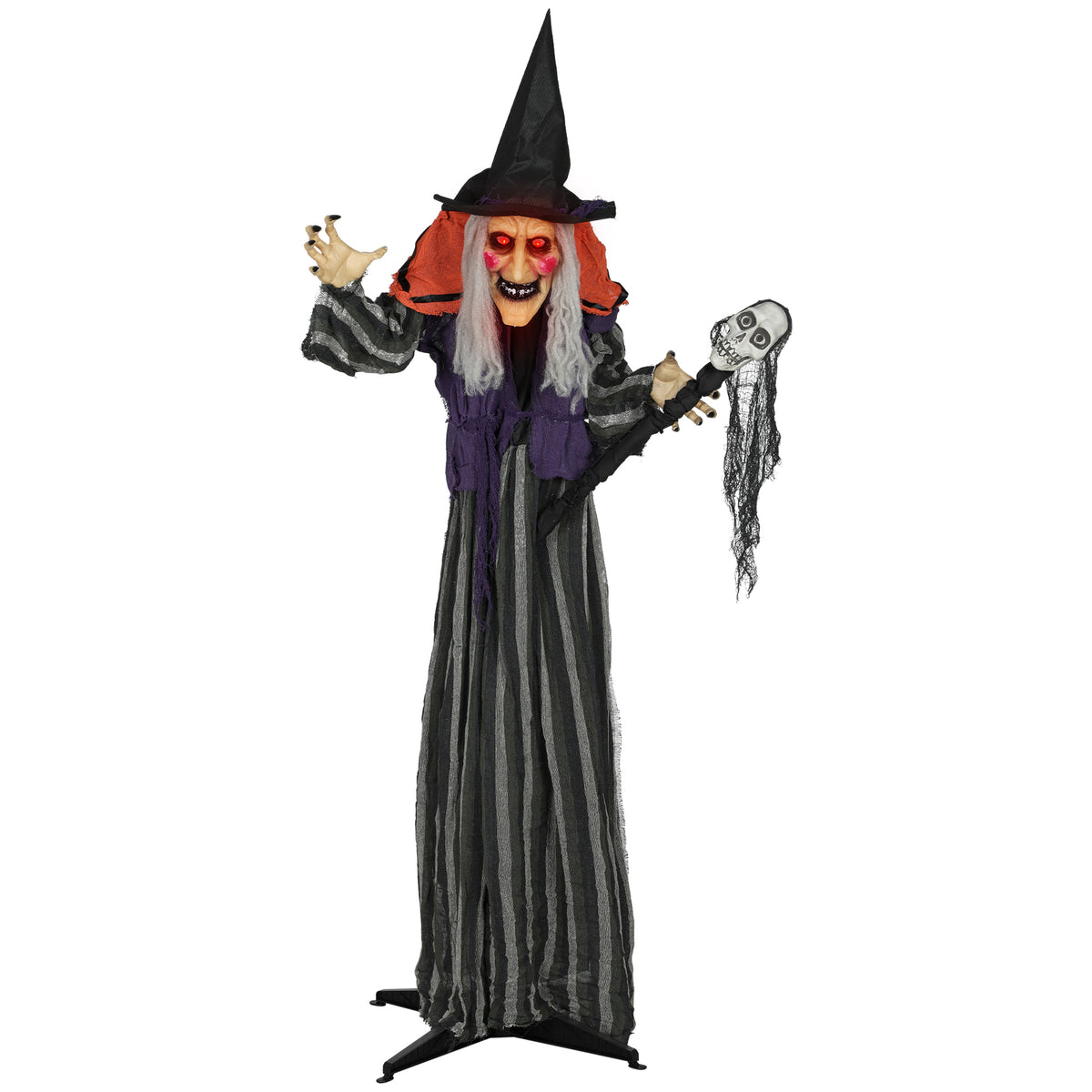 160cm Animated Witch with Sound & Movement – image 1 of 9