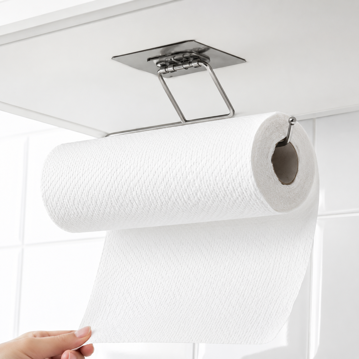Wall-Mounted Punch-Free Kitchen Storage Rack
