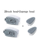 Long Handle Hydraulic Pot Brush – Kitchen Cleaning Brush with Soap Dispenser