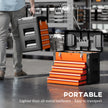 4-Drawer Portable Tool Box with Top Tray & Parts Boxes – Orange – image 7 of 9