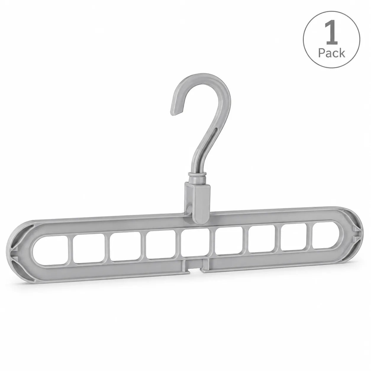 Foldable 9-Hole Space-Saving Clothes Hanger