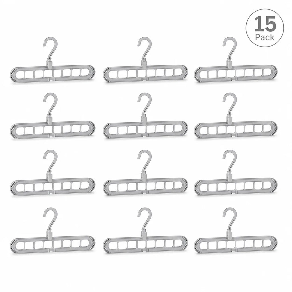 9-Hole Space-Saving Clothes Hanger Organizer