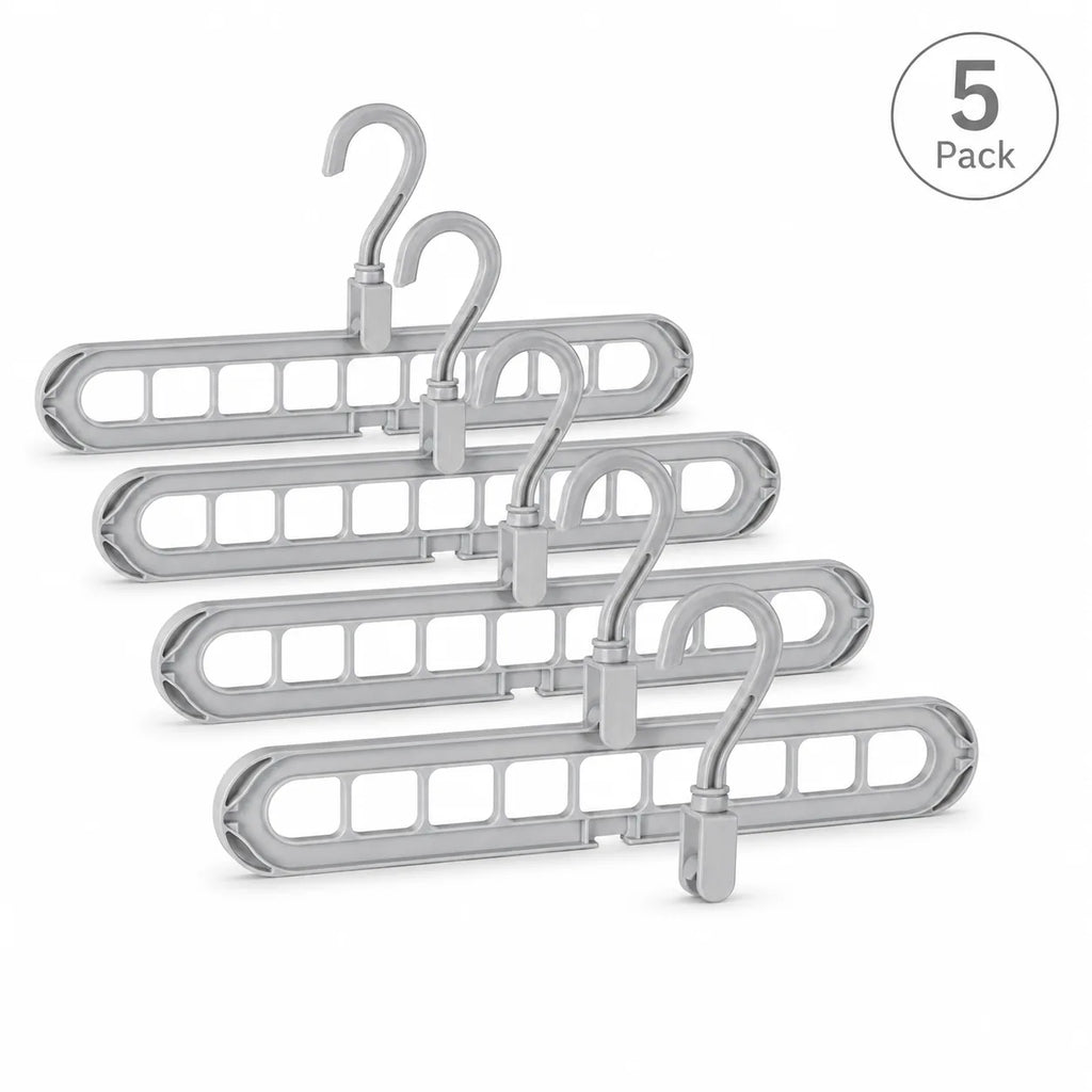 9-Hole Space-Saving Clothes Hanger Organizer