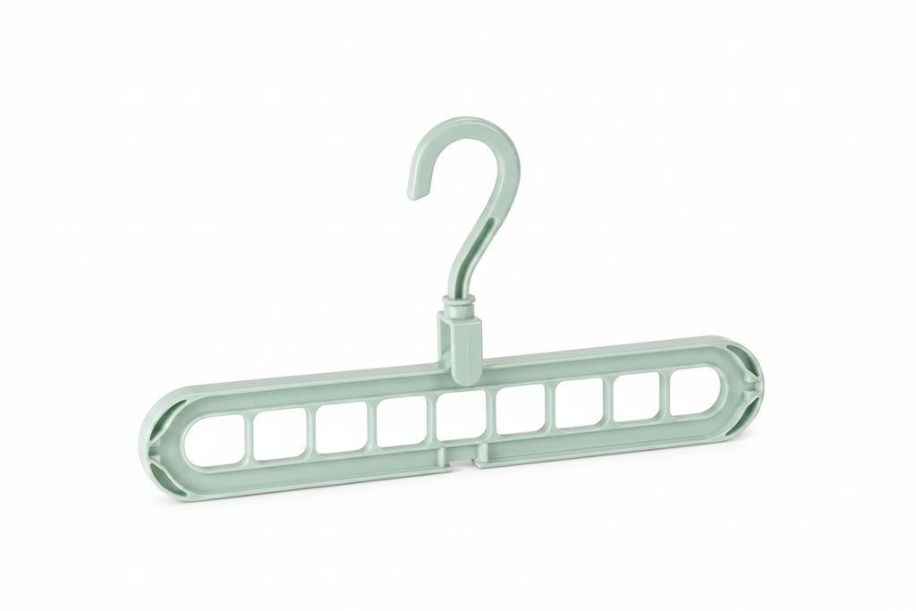 Foldable 9-Hole Space-Saving Clothes Hanger