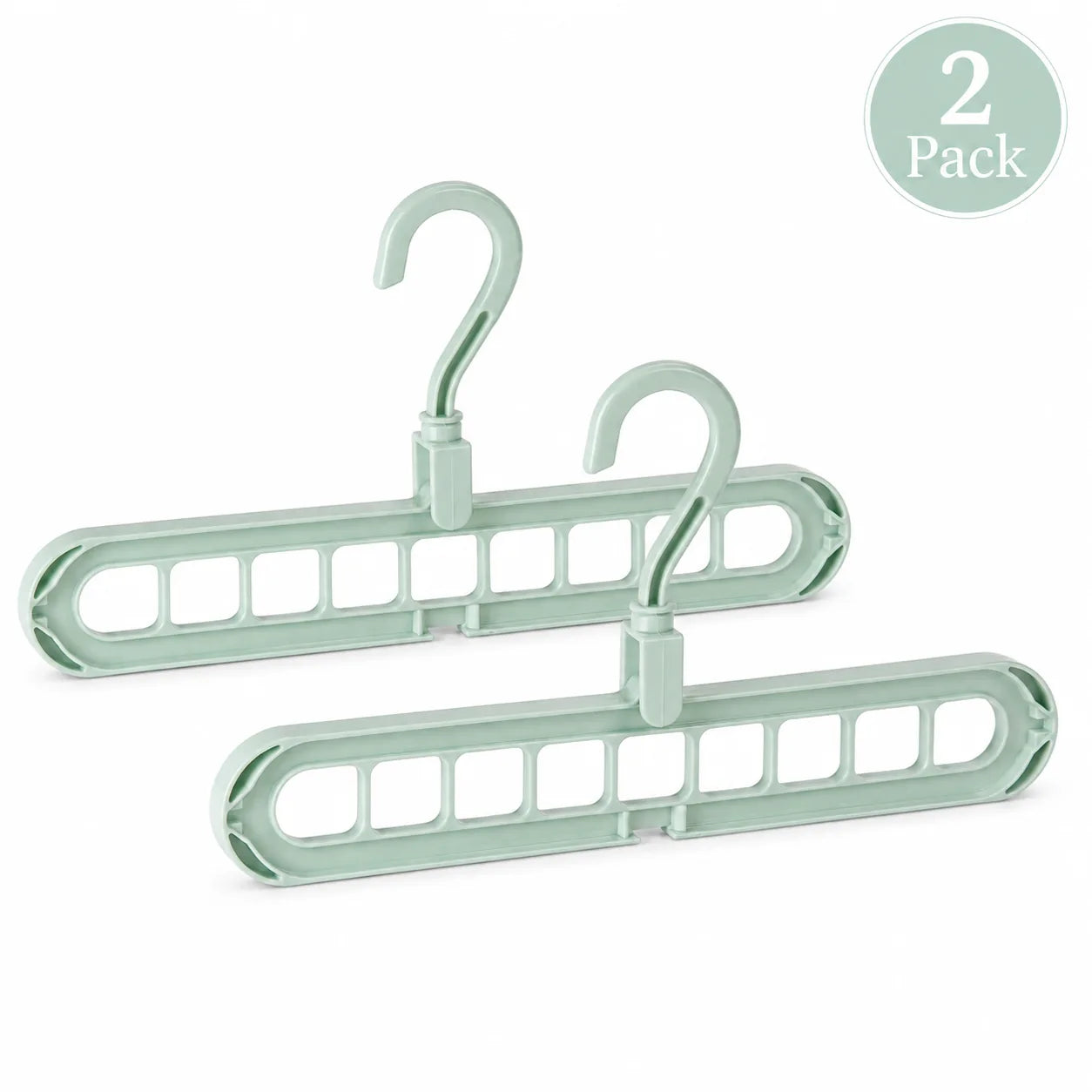 9-Hole Space-Saving Clothes Hanger Organizer
