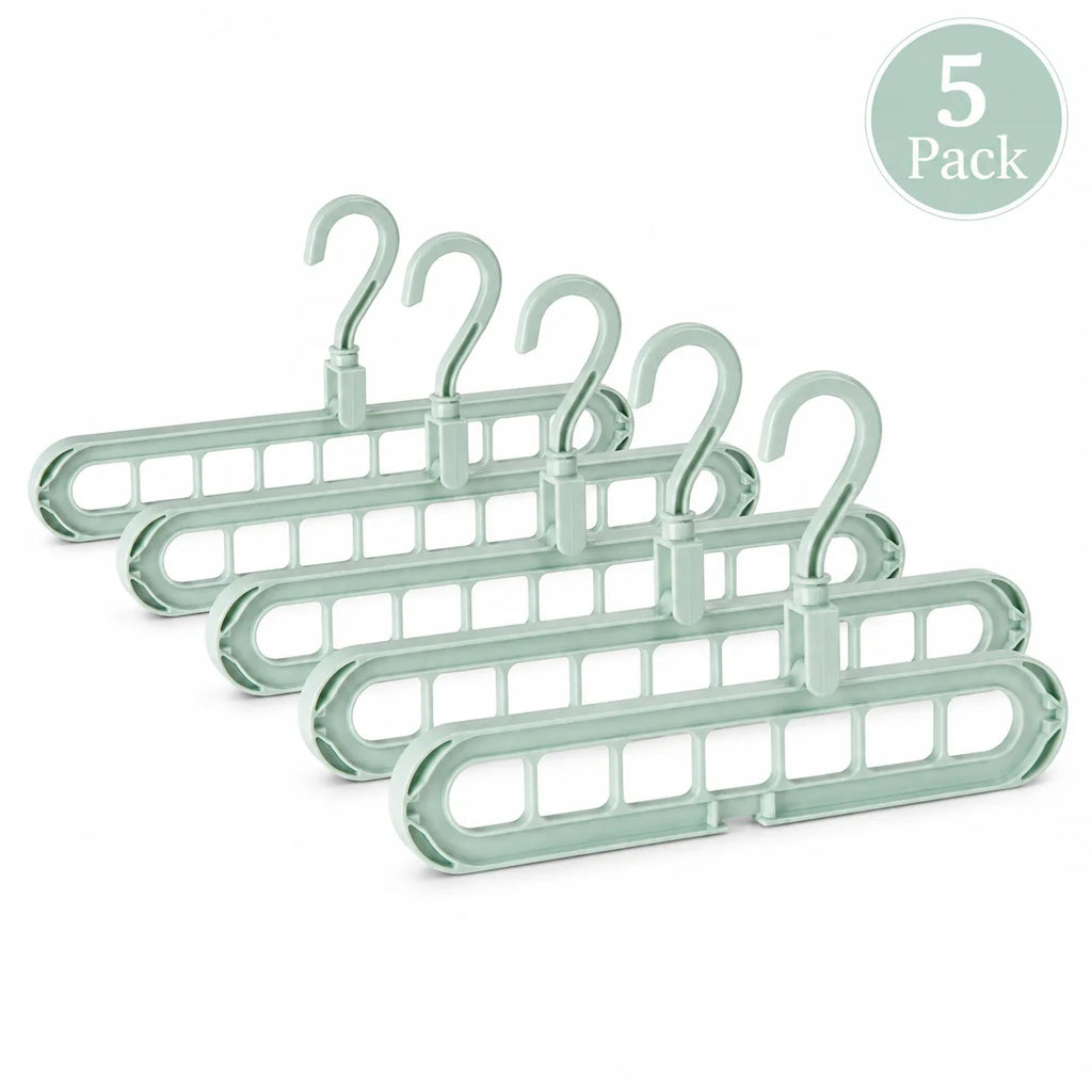 9-Hole Space-Saving Clothes Hanger Organizer