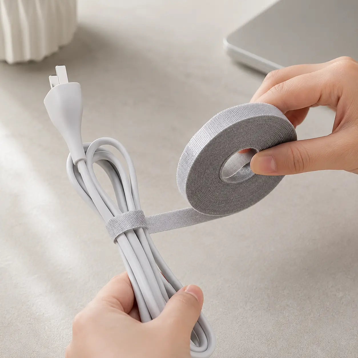 Velcro Cable Organizer for Desktop - 5m Length