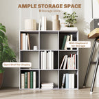 Nine-Cube Storage Shelf - Marble Grey
