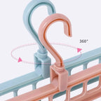 9-Hole Space-Saving Clothes Hanger Organizer