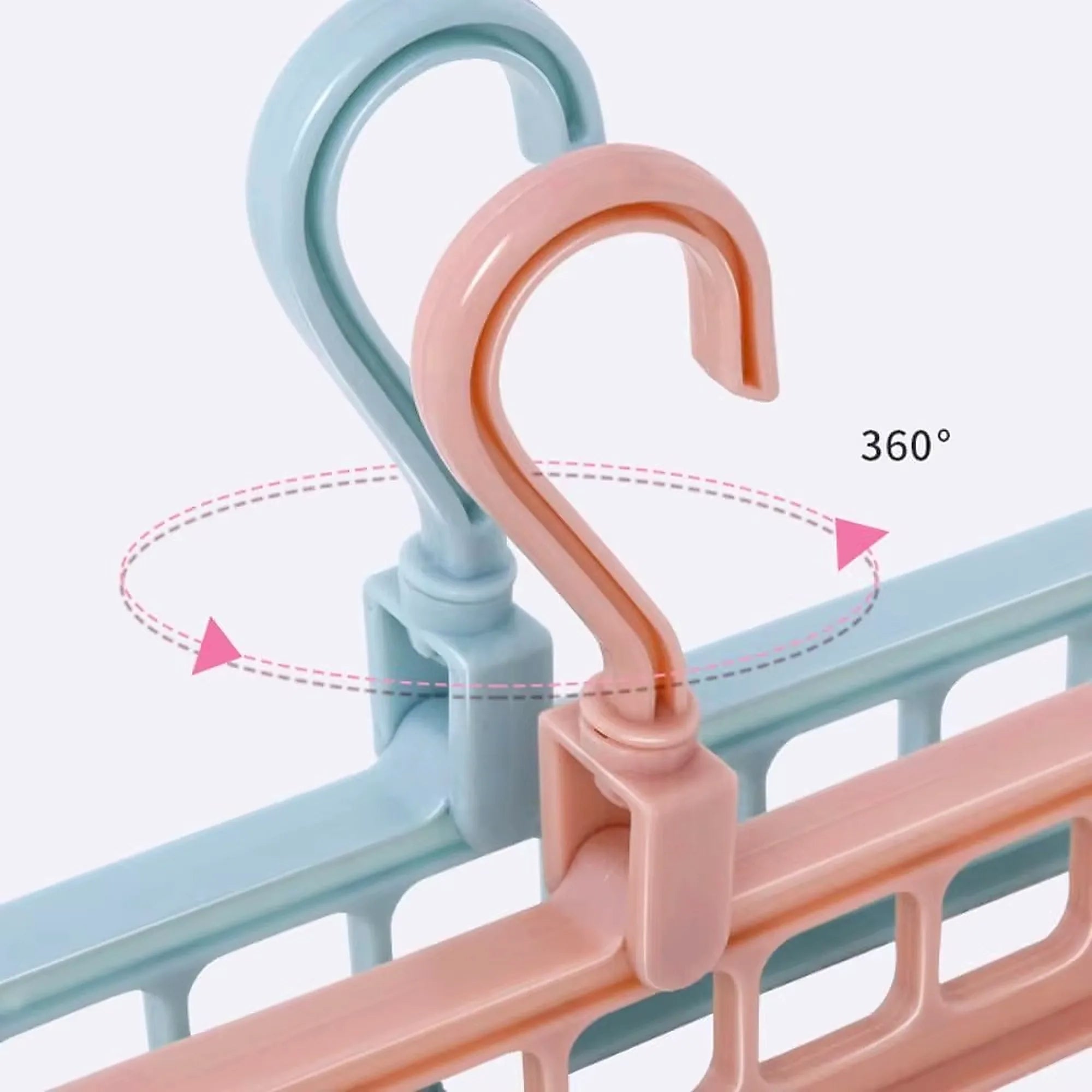 9-Hole Space-Saving Clothes Hanger Organizer