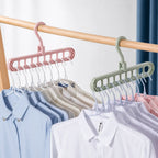 9-Hole Space-Saving Clothes Hanger Organizer