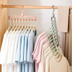9-Hole Space-Saving Clothes Hanger Organizer