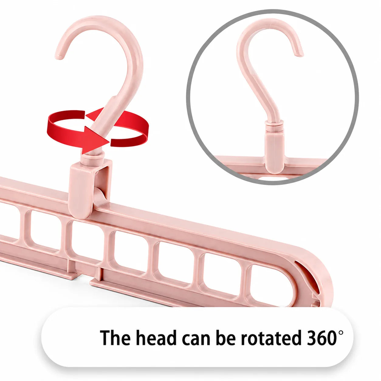9-Hole Space-Saving Clothes Hanger Organizer