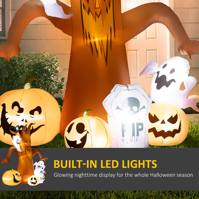 7.9ft Inflatable Halloween Tree with 7 LED Lights – image 4 of 9