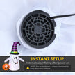 1.2m Inflatable Witch Ghost with Pumpkin & LED Lights – image 7 of 9