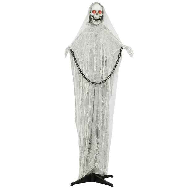 183cm Animated Grim Reaper with Glowing Eyes & Sound – image 1 of 9