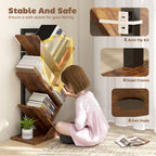 Four-Section Tree Bookcase - Wood-Effect