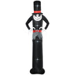 10ft Inflatable Ghost with Hat & 5 LED Lights – image 2 of 9