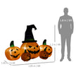 6ft Inflatable Pumpkin Family with LED Lights – image 3 of 9