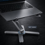 Adjustable Aluminium Laptop Stand with 360° Rotation