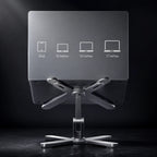 Adjustable Aluminium Laptop Stand with 360° Rotation