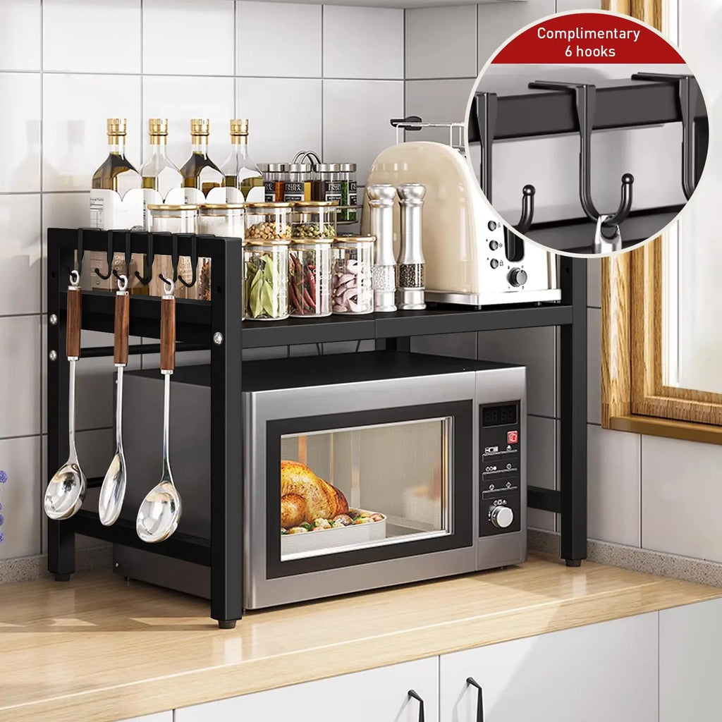 Retractable Microwave Oven Shelf