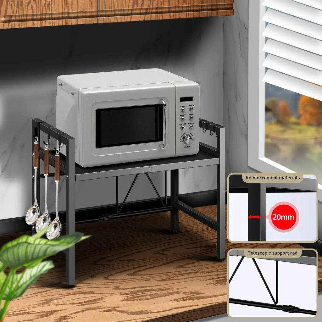 Retractable Microwave Oven Shelf