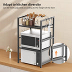 Expandable Microwave Stand – Countertop Rack